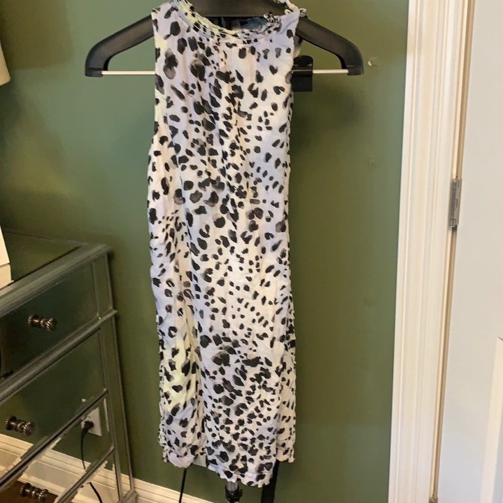 Printed shift dress